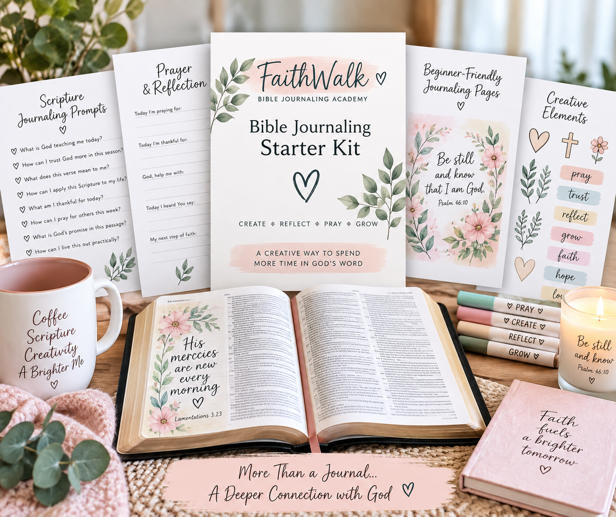 FREE 15-Page Bible Journaling Starter Kit